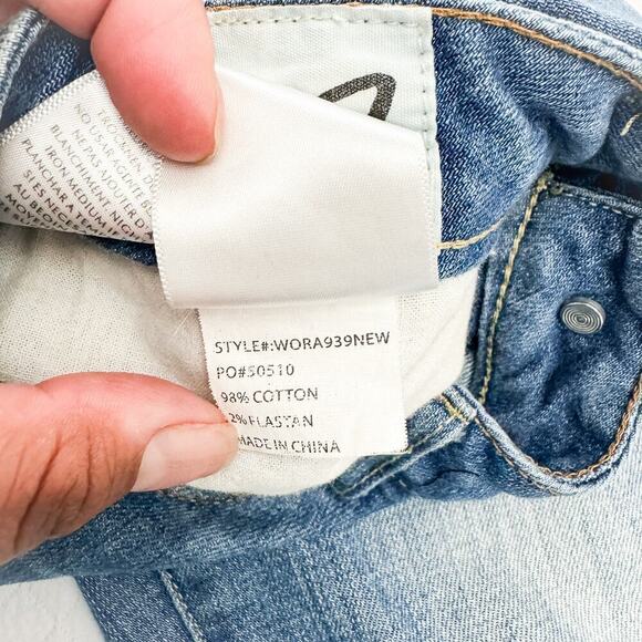 Jimmy Taverniti Distressed Skinny Jeans Anti Exposure Size 27 - Picture 5 of 9